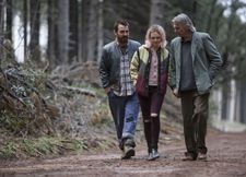 Oliver (Ewen Leslie) and Hedvig (Odessa Young) with her grandfather Walter (Sam Neill)